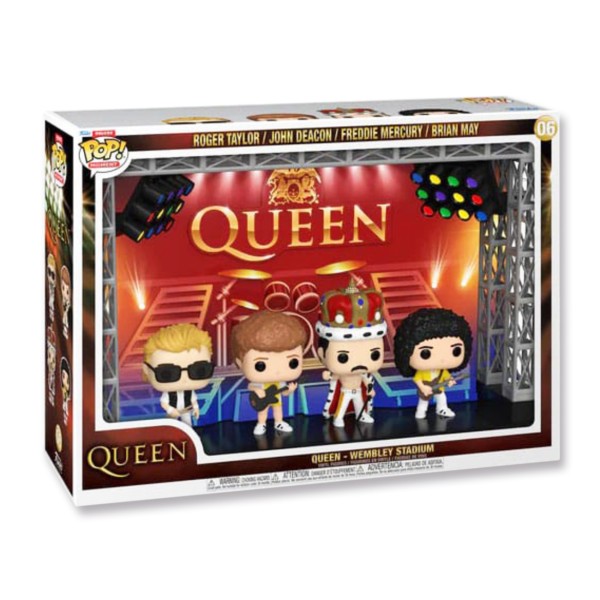 Queen: Band-Set "1986" - Special Edition im Acryl-Setzkasten (Figuren)