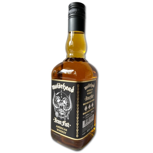 Der leckere Motörhead "Iron Fist" American Whiskey!