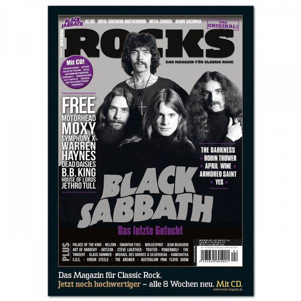 Black Sabbath-Poster in glänzender Bilderdruckqualität