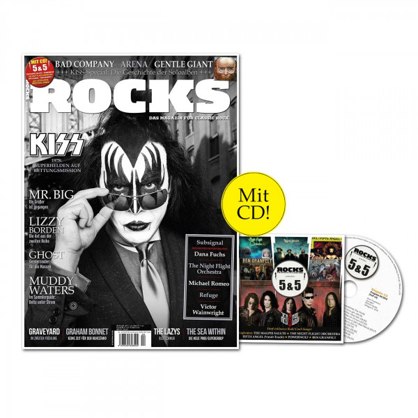 ROCKS Magazin 65 (04/2018) mit CD und Kiss