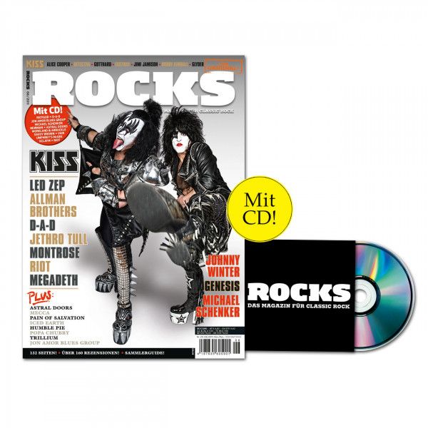 ROCKS Magazin 25 (06/2011) mit CD, Kiss, Led Zeppelin, Allman Brothers, Genesis u.v.m.