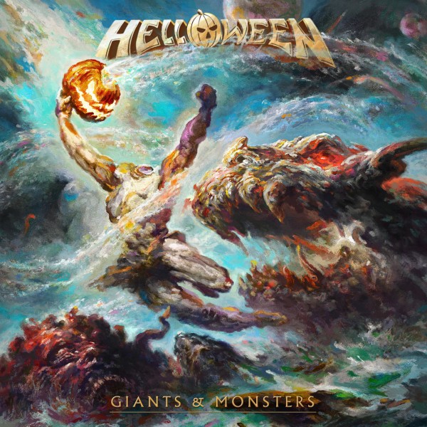 Das Album "Giants & Monsters " von Helloween als Monster Light Blue-Doppelvinyl.