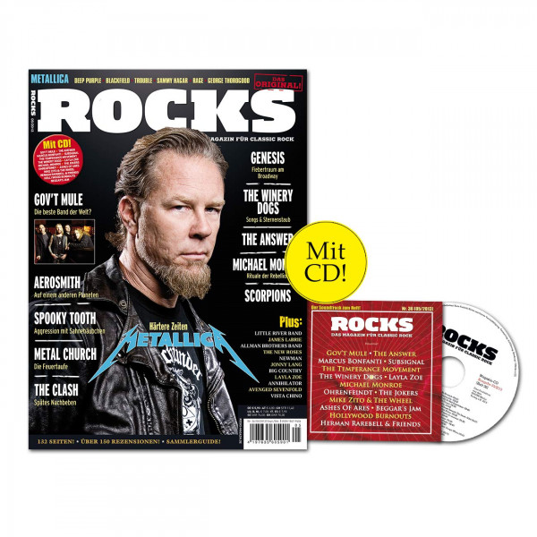 ROCKS Magazin 36 (05/2013) mit CD und Metallica!